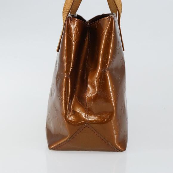 LOUIS VUITTON Monogram Vernis Reade PM Hand Bag Bronze M91146 - Picture 4 of 12